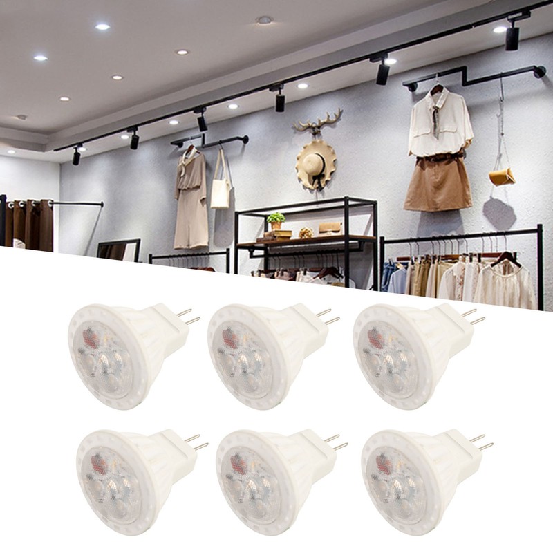 6Pcs MR11 LED Light Bulb 4W GU4 Dual Pin Bulb