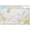 MapSherpa: Pennsylvania State Wall Map - 24 x 36 inch