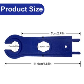 Owinus Pack of 4 Solar Plug Tool, Solar Wrench, PC Solar Tool Wrench Tool for Solar Plug, Universal Solar Tool Wrench