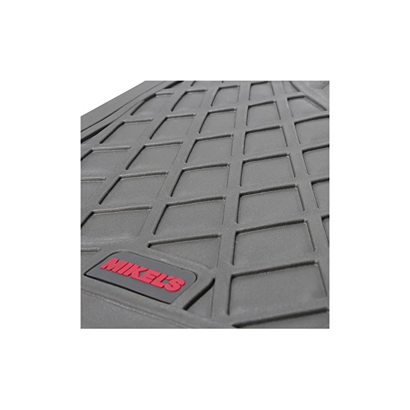 MIKELS Tapetes para Auto de Hule, Gris de Lujo