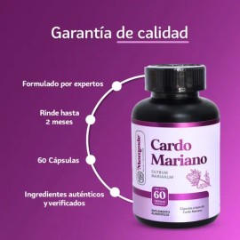 Cardo Mariano 60 Cáps | Silimarina | Milk Thistle | Momosie