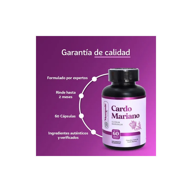 Cardo Mariano 60 Cáps | Silimarina | Milk Thistle |