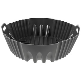 Air Fryer Silicone Liners,Round Reusable Airfryer Liners, Easy to Clean Air Fryers Pot for 5.8 to 8 Qt Air Fryer Baking Tray Oven Accessories, 8.5 Inch Large