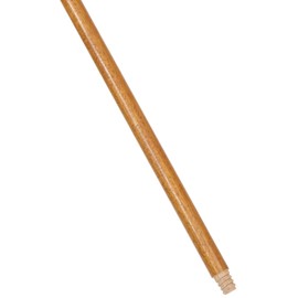 Rubbermaid Commercial Products Broom Handle with Threaded Tip, 60-Inch Lacquered Wood handle for Floor Cleaning/Sweeping in Home/Office