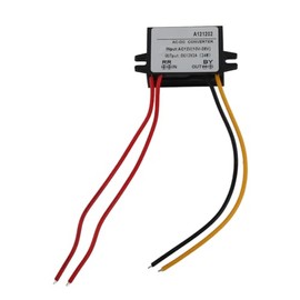 AC 10-28V to DC 12V Buck Converter AC-DC Step Down Power Supply Module Step Down Transformer Voltage Regulator for Car Screen and Monitor Camera(5A)