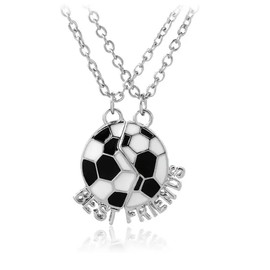 Collar Con Balon De Futbolistas Dividido En 2 Collares Para Formar A Los Mejores Amigos Best Friends Mejores Amigos Por Siempre Fiestas Bodas Cumpleaños Navidad Dia De Reyes San Valentin