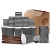 Homelance 300-Pack 16 oz Insulated Disposable Coffee Cups With Lids