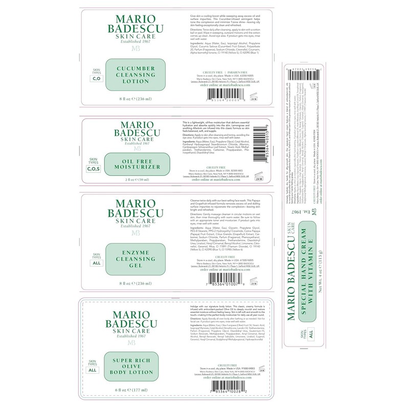 Mario Badescu MB Favorites Collection, Skin Care Gift Set Includes