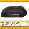 For worx (2pack) For WORX MAX Extend Lithium Battery 20