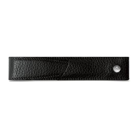Caran d'Ache CD6201.782 Leman Leather Single Pen Case - Black