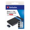 Verbatim Store'n'Go Enclosure Kit 2.5" USB 3.2 Gen1, Black
