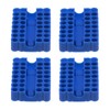 HARFINGTON 4pcs Screwdriver Bit Holder Organizer 64x45x16mm 32 Holes Hex