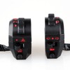 Qiilu Indicator Switch Motorcycle, Motorcycle Handlebar Horn High/Low Beam Indicator