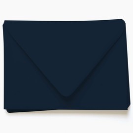 Dark Navy Blue Envelopes - A7 Gmund Colors Matt 5 1/4 x 7 1/4 Euro Flap 81T, 25 pack