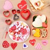 Sykuduerly Heart Cookie Cutter, 10 Pcs Valentines Day Heart Cookie