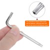 sourcing map T20 Tamper Proof Torx Star Key Bit Wrench