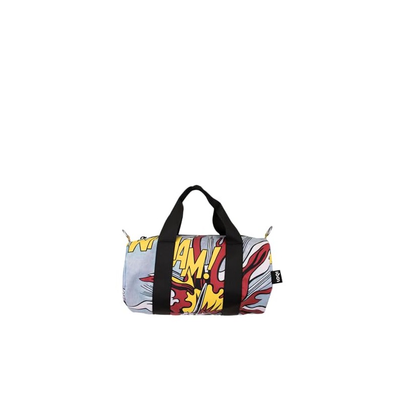 Roy Lichtenstein Whaam! Weekender Recycled, Silver, Yellow, Red, Silver, Yellow,