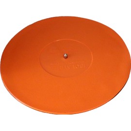 Isolate IT Sorbothane Hi-Fi Audiophile Grade Turntable Mat - 11.25" (28.6cm) (3mm, Orange)