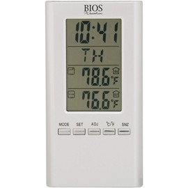 Thermor Bios Indoor/Outdoor Wired Digital Thermometer (White, 4.25-Inch x 6.5-Inch x 0.5-Inch)