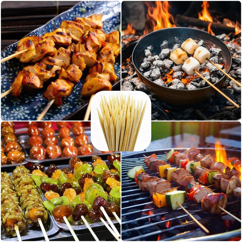 125 PCS 30-Inch Extra Thick Smores Sticks & Marshmallow Sticks