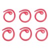 50PCS Metal Stitch Markers Spiral Markers Multifunctional Crochet Locking Hooks