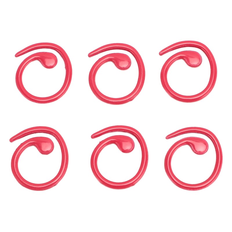 50PCS Metal Stitch Markers Spiral Markers Multifunctional Crochet Locking Hooks