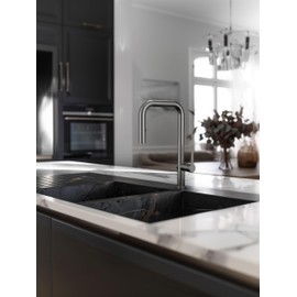 modena Azur S Chrome U Shape Pull-Down Kitchen Faucet, OB-D123-C