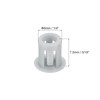 Sourcing Map 32PCS 6mm(1/4") Light Gray Plastic Hole Plugs, Flush