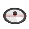 Universal Silicone Glass Pot Lid with Steam Vent, 16-32cm
