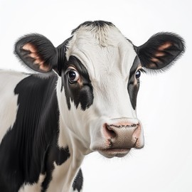 VWAQ Cow Wall Decal Moo Peel and Stick Wall Art Funny Farm Animal Sticker Removable Cute Home Bedroom Mural Scene Nature Pattern