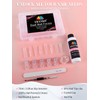 Poly Gel Nail Form Kit, EBANKU 192PCS Reusable Nail Extension