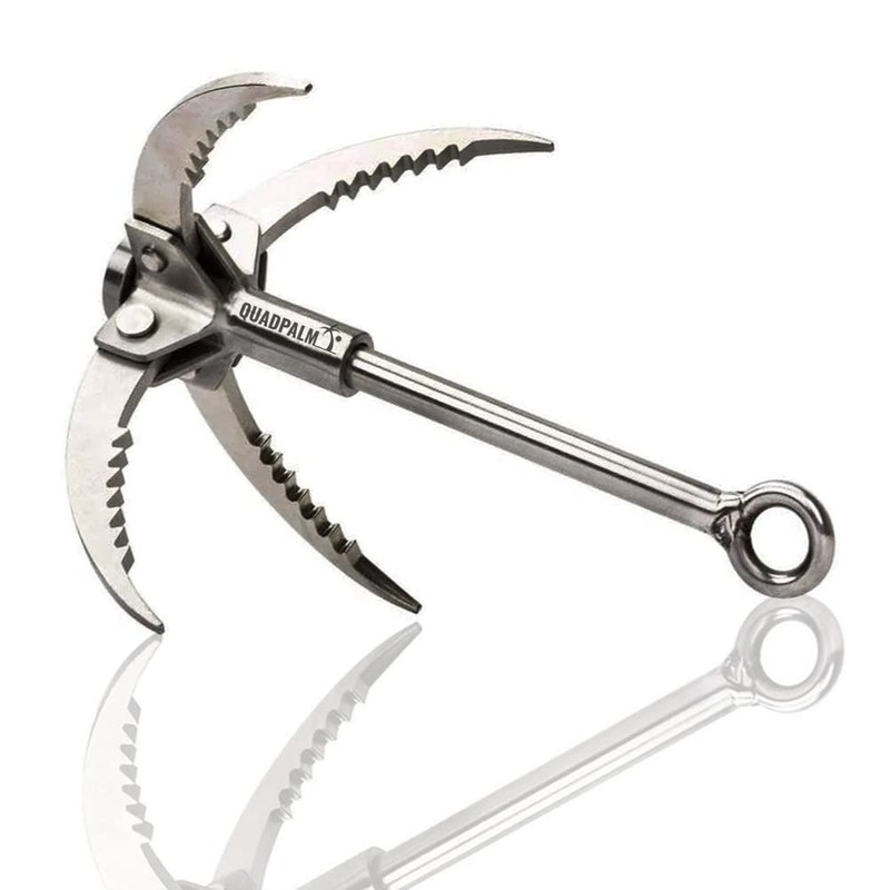 Grappling Hook with 10m Rope – Multifunctional QUADPALM Grapple Hook