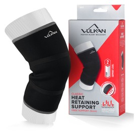 Vulkan Classic Neopren-Kniebandage, Schwarz, Größe XL