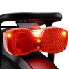 Zeekpowa Rear Light Bicycle with StVZO Approval Red Reflector for