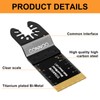 CONNOO 120 Pack Oscillating Saw Blades, Multitool Oscillating Tool Blades