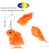RechicGu 1Pair 3D March Hare Rabbit Earrings Ear Studs Easter