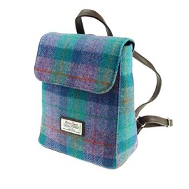 Glen Appin Harris Tweed ‘Tummel’ Mini Backpack with Adjustable Straps (LB1213) - Col79