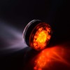 4pcs 3" Round 24-LED Double Face Red-Amber Turn Brake Stop