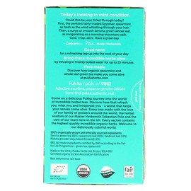 PUKKA HERBAL AYURVEDA Organic Mint Matcha Green 20bags (PACK OF 1)