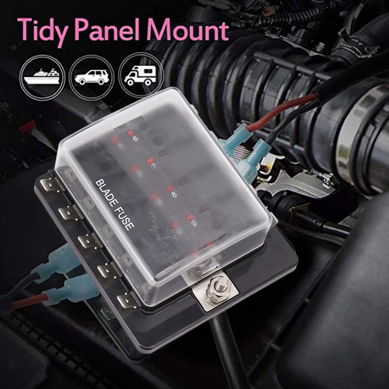 DC32V Car Fuse Box ATC ATO Waterproof Blade Fuse Block