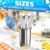 Countertop Utensil Holder Stainless Steel - 5.5 x 4.5" Stainless