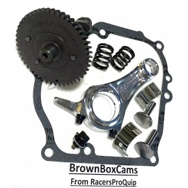 RacersProQuip Predator 212cc Non-Hemi ARC Rod 275 BrownBoxCam Bottom End Power Kit 24hrshipUSA