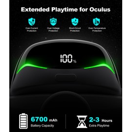 DXKK Head Straps for Meta Quest 3/Quest 3s/Quest 2 with Magnetic Battery- Balanced & Extend 2-3H Time, Adjustment Dials Enhanced Comfort VR Gaming Consoles