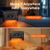 Air Choice Infrared Space Heater with Attachable Feet, 1500W Wall