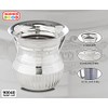 Stainless Steel Netilat Yadayim Cup – Large 5.75” Fluted Bottom