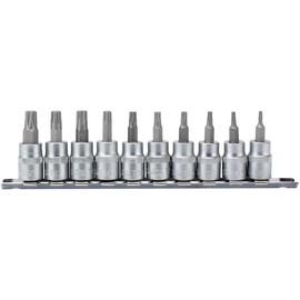 Draper 16339 TX-Star 3/8-Inch Square Drive Plus 48 mm Socket Bit 10-Piece Set