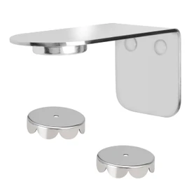 bremermann PUREZZA Magnetic Soap Holder - Free Hanging Soap with Magnet - Gluing or Drilling (Stainless Steel High Gloss)