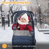 Zooawa Stroller Bunting Bag Universal, Waterproof Baby Stroller Footmuff, Christmas
