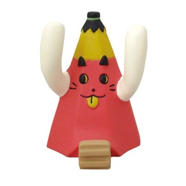 Decole YK-61346 Kara-Umbrella Nyanko Design Accessory, 1.4 x 1.8 x Height 1.9 inches (3.6 x 4.5 x 4.7 cm), Card Stand