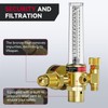 ARCCAPTAIN Argon/CO2/Helium Regulator with 8.2FT Inert Gas Welding Hose, MIG